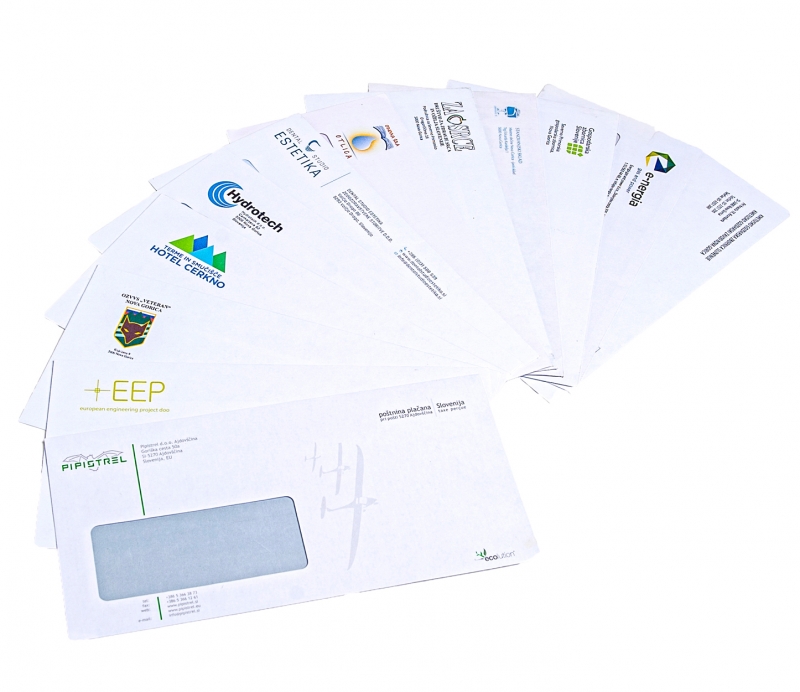 Kuverte z dotiskom - copigraf.si